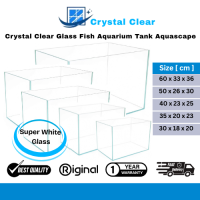 60cm / 50cm / 40cm / 35cm / 30cm Crysal Clear Glass Aquarium Tank