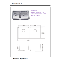 SRU301616L 1 BIG 1 SMALL BOWL