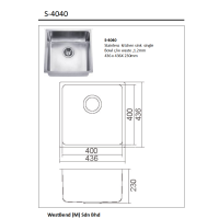 S-4040 SINGLE BOWL